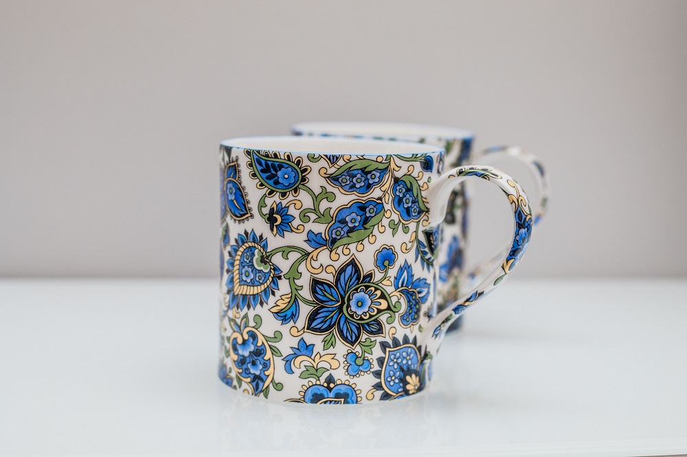 Paisley Blue Mug
