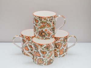 Paisley Orange Mug