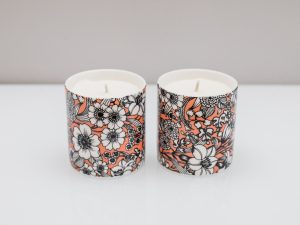 Valencia Orange Pair of Medium scented candles