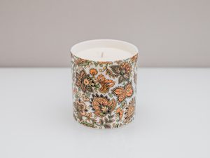 Paisley Orange Single Large Scented Candle